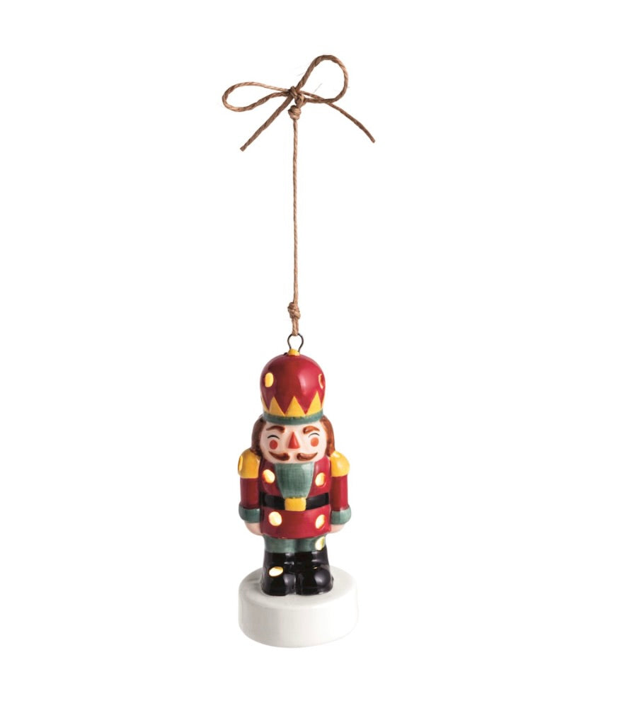 NUTCRACKER LIGHT-UP ORNAMENT