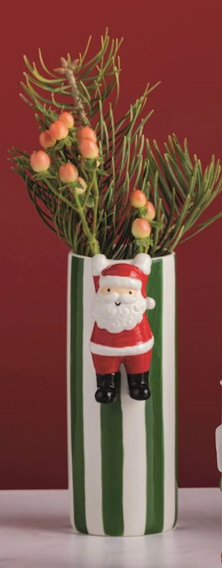 Santa Hanging Stem Vase