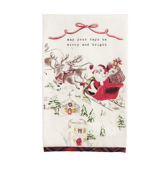 MAY YOUR DAYS PRINTED TOWEL