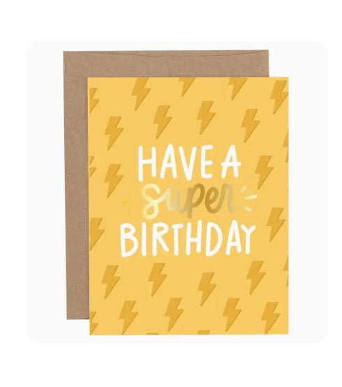 Have A Super Birthday Card