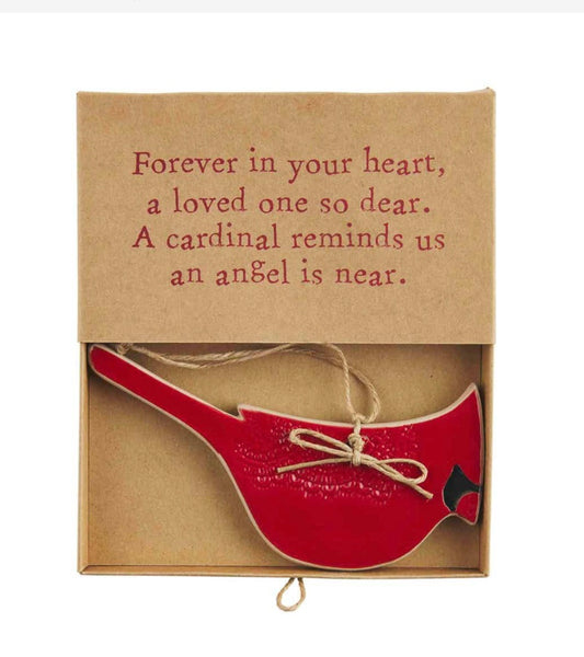 Red Cardinal Loved One Ornament