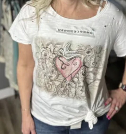 A Rare Bird Whispering Dove Tee