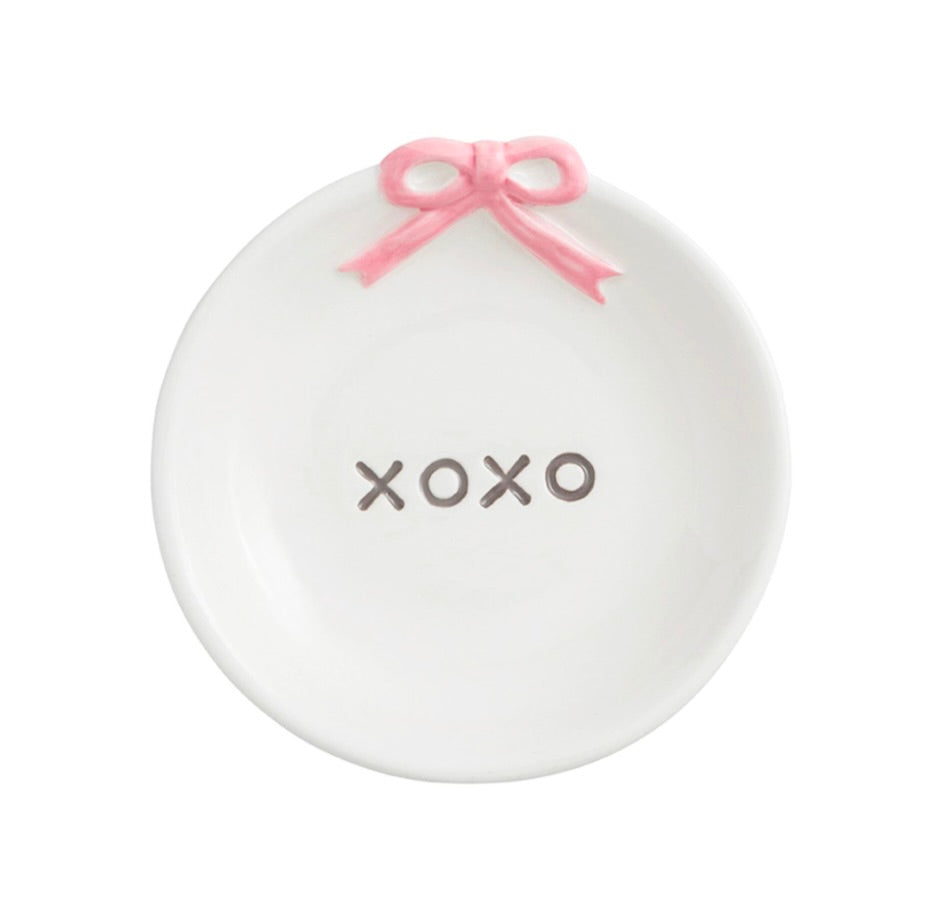 PINK BOW TIDBIT DISH
