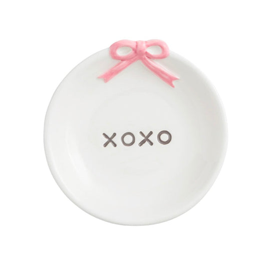 PINK BOW TIDBIT DISH