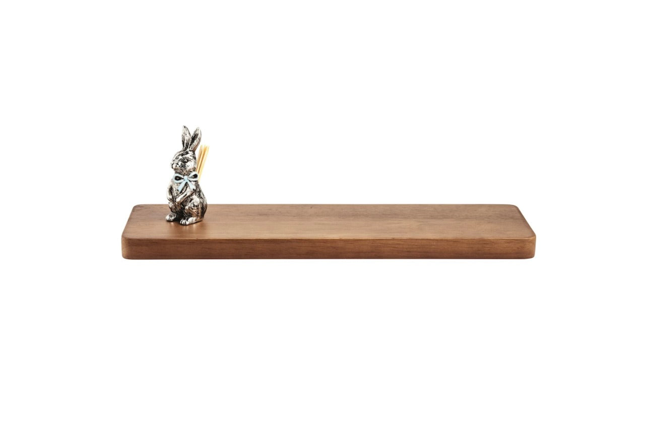 METAL BUNNY TOOTHPICK BOARD SET