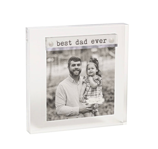 BEST DAD EVER MINI ACRYLIC FRAME