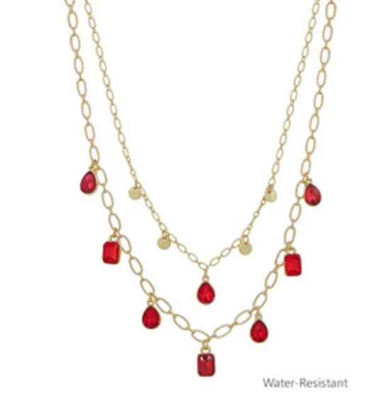 BRESLIN RUBY NECKLACE