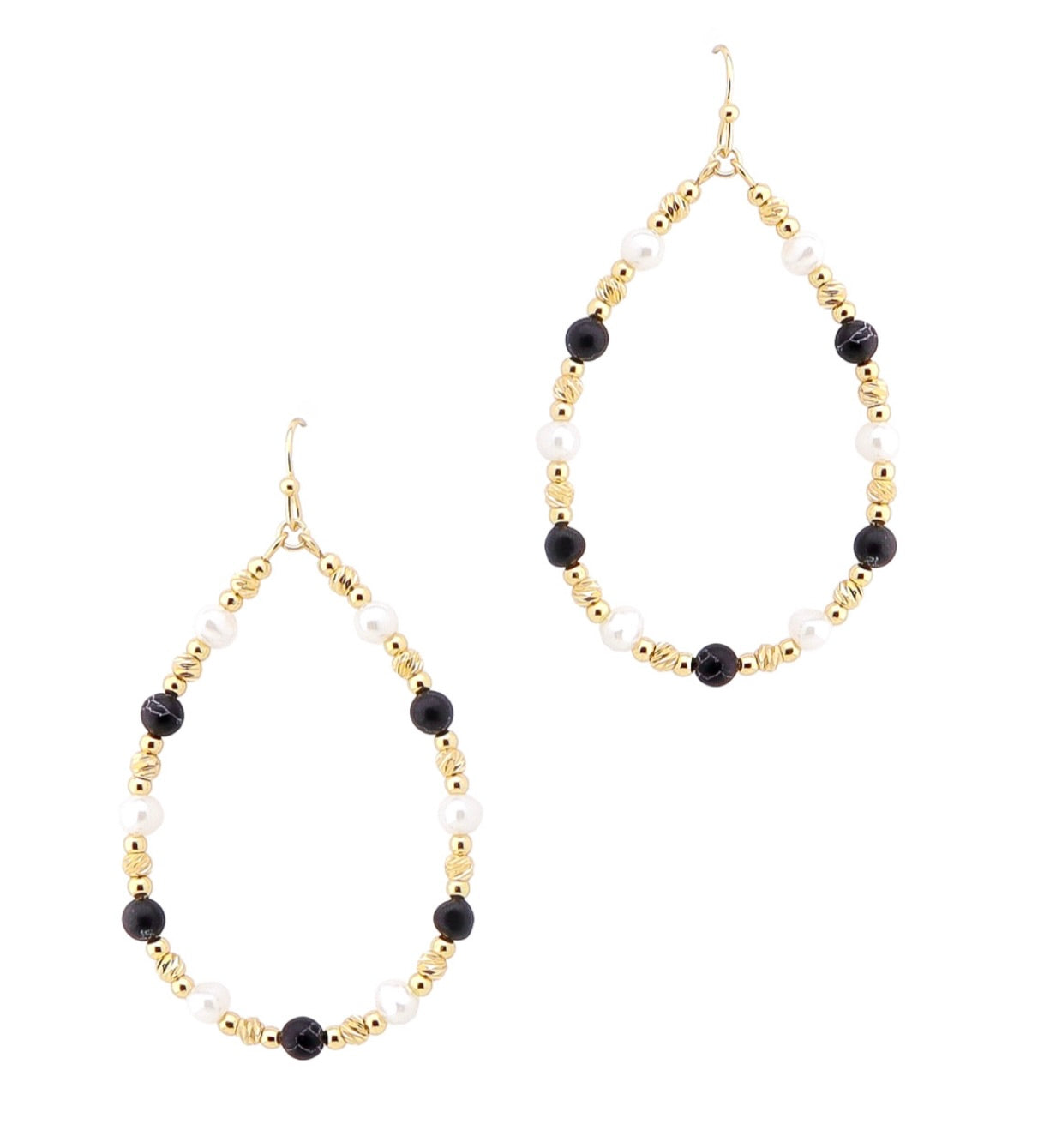 Rap Black Pearl Earrings
