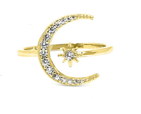 Celestial Modern Classic Ring-Size 8