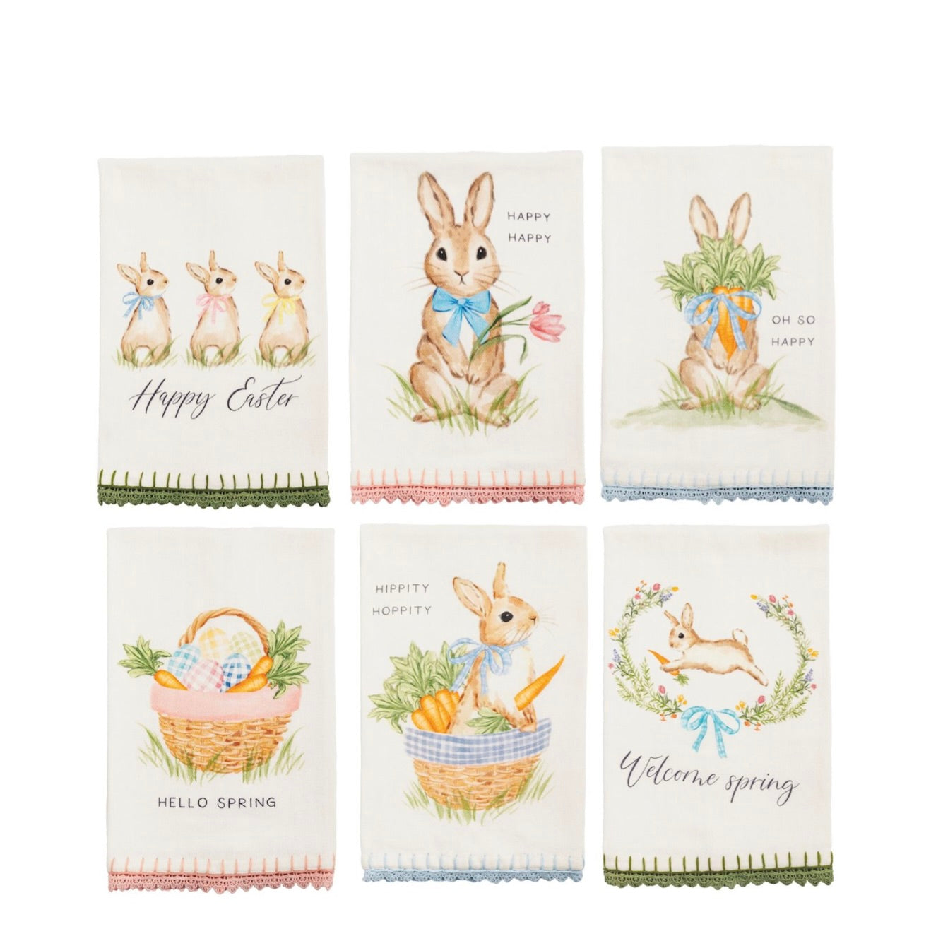 HAPPY HAPPY PRINTED TOWEL