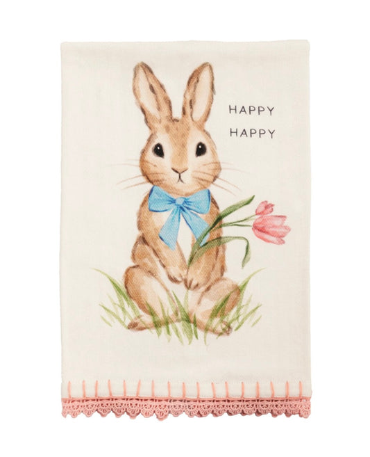 HAPPY HAPPY PRINTED TOWEL