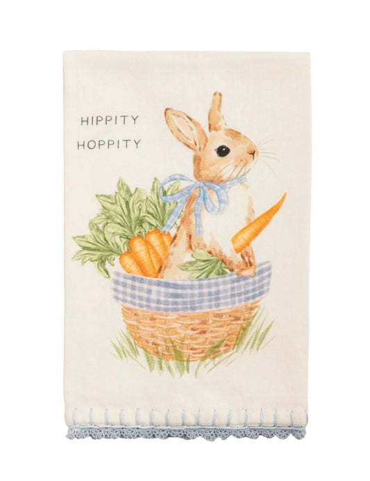 HIPPITY HOPPITY PRINTED TOWEL