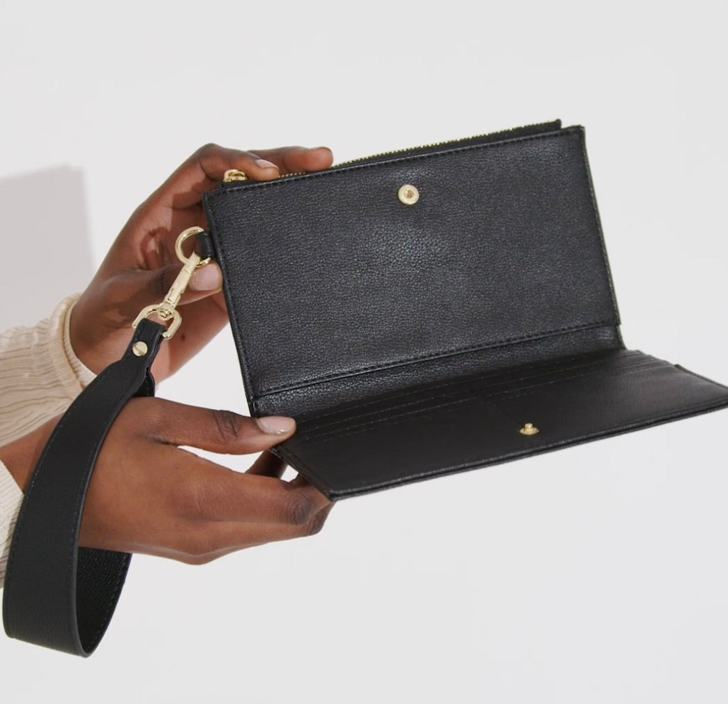 Katie Loxton Zana Wristlet Black
