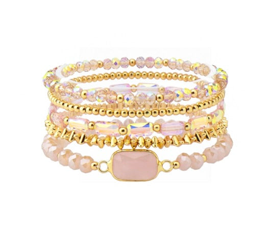 Jeni Pink Bracelet Set