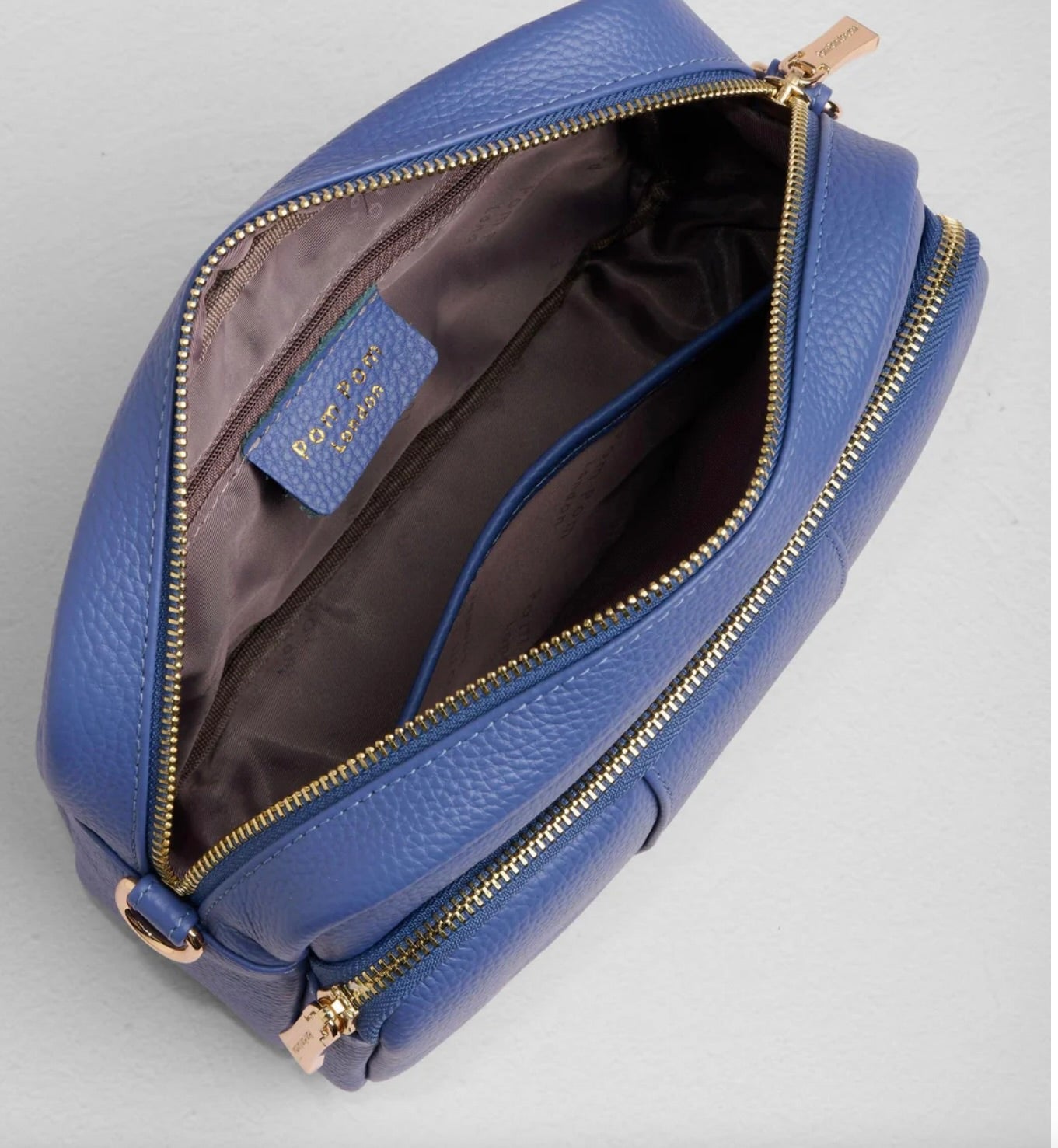 Pom Pom London Original Plus Bag Lupin Blue
