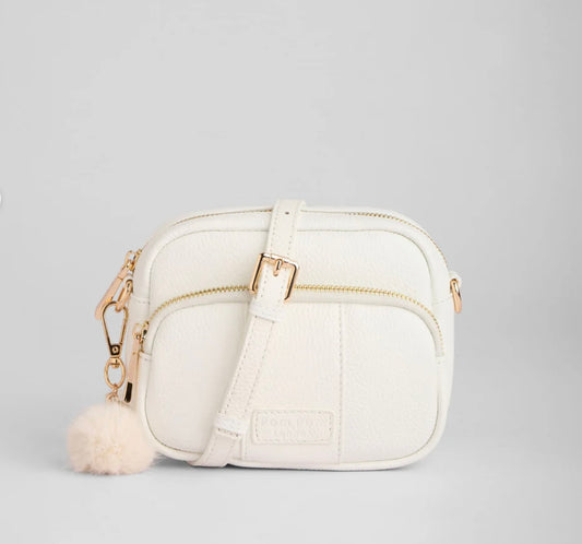 Pom Pom London Original MINI Bag Bright White