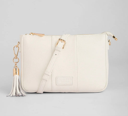 Pom Pom London City Slim Bag Bright White