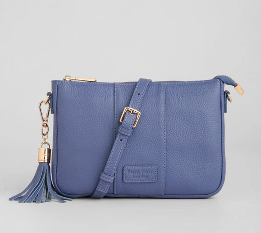 Pom Pom London City Slim Bag Lupin Blue