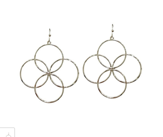 Wave Silver Earrings