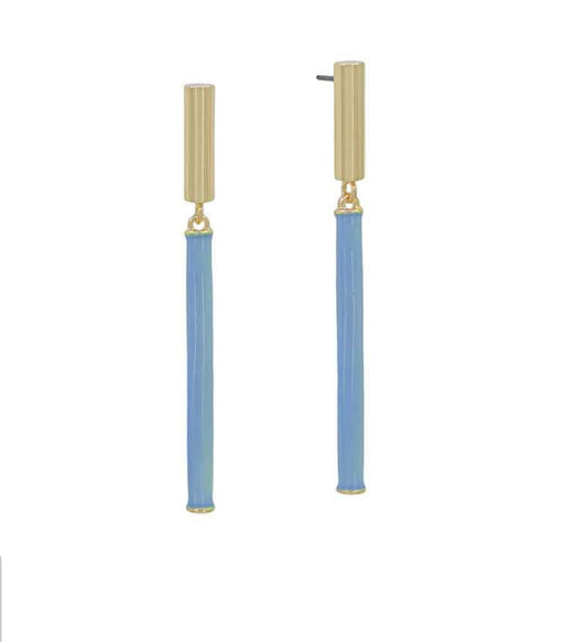 Stacy Light Blue Earrings