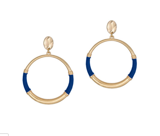 Theta Kentucky Blue Earrings