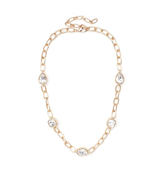 Bam Gold Clear Necklace