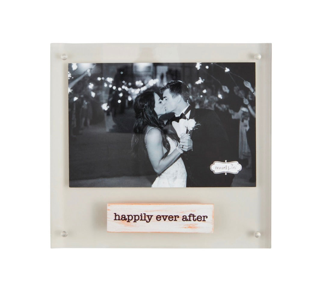 HAPPILY EVER AFTER ACRYLIC FRAME