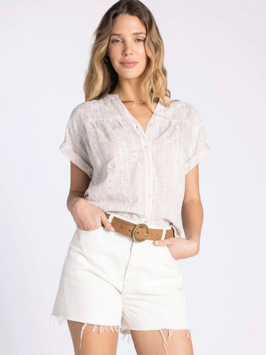 CARNATION TOP-Taupe