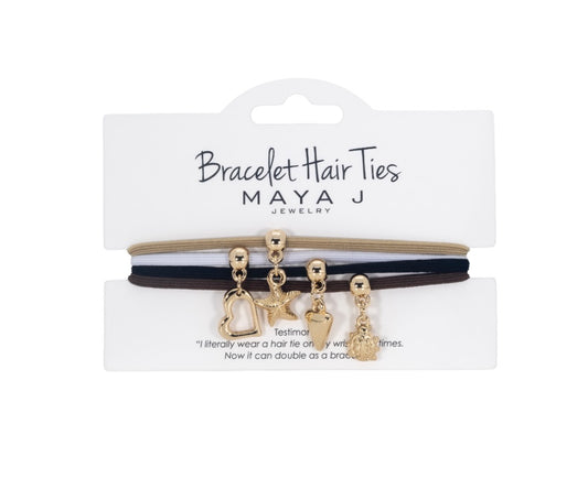 Dangle ladybug Hair Tie