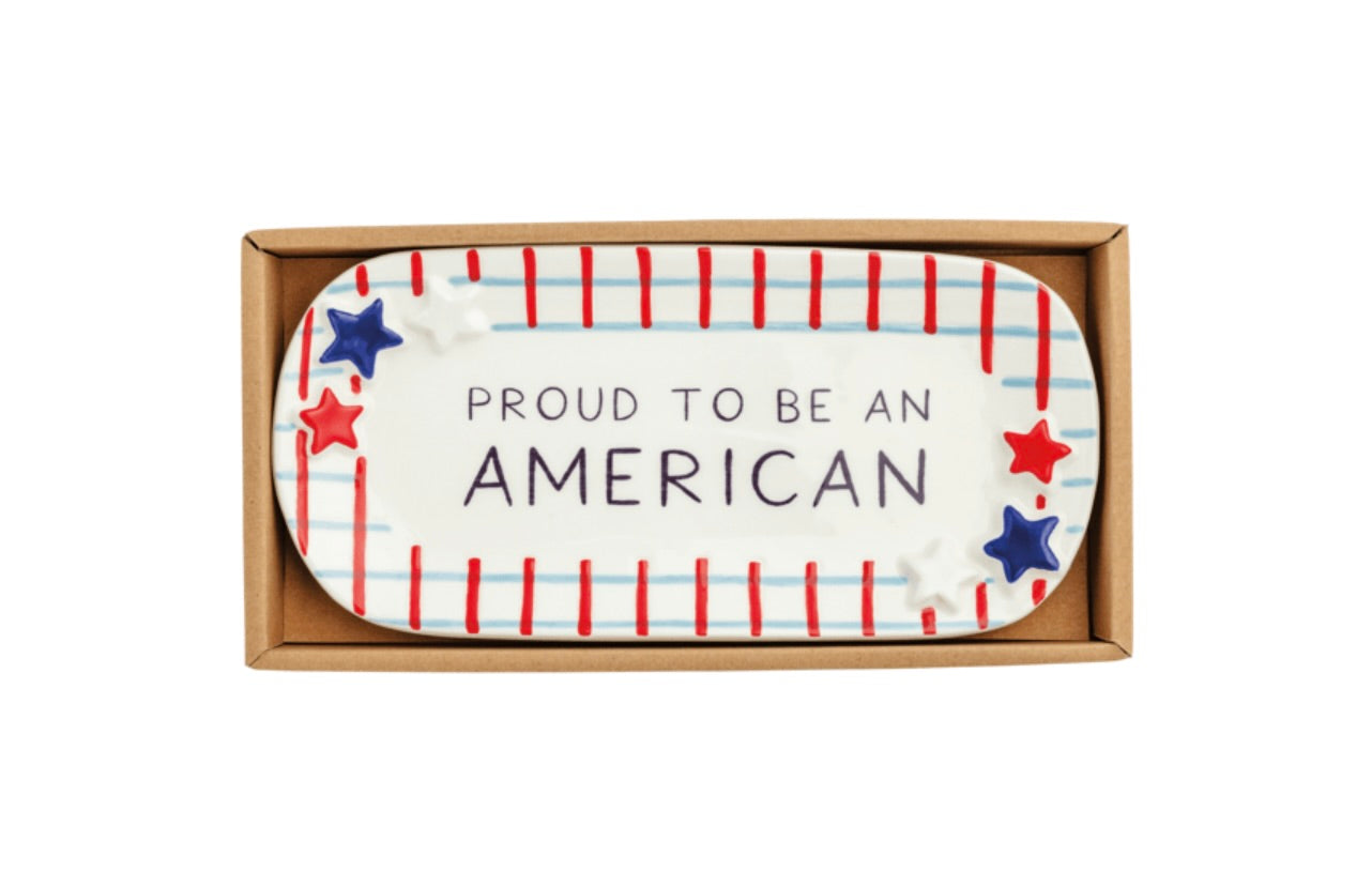 PLAID AMERICANA EVERYTHING TRAY
