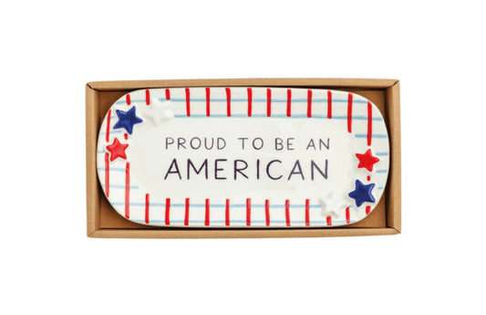 PLAID AMERICANA EVERYTHING TRAY