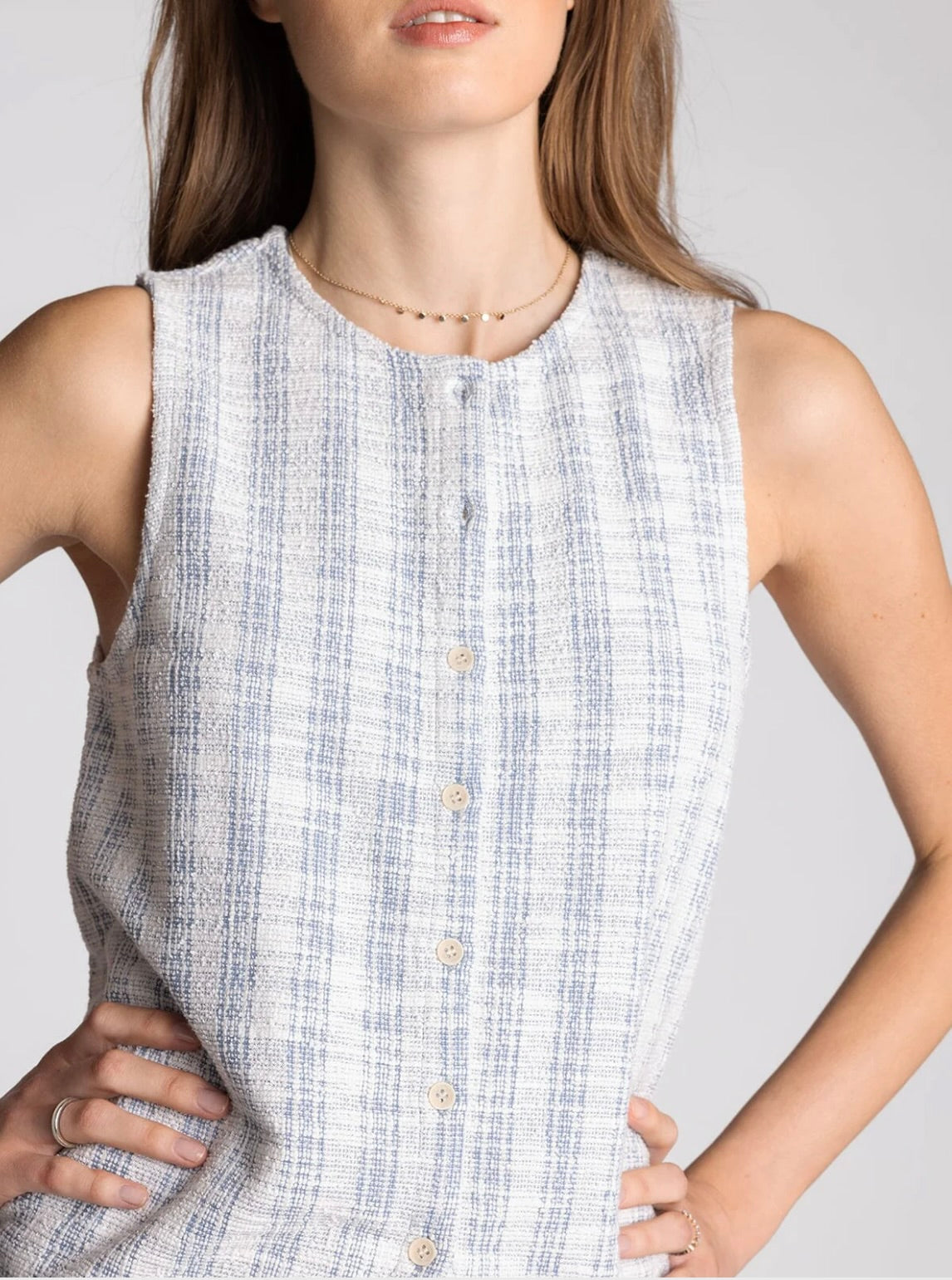 Zaria Tank-Sea Blue