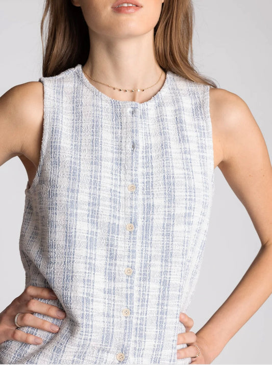 Zaria Tank-Sea Blue