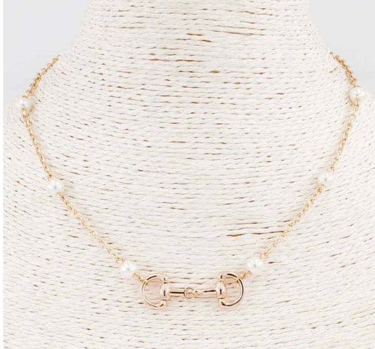 DONA GOLD PEARL Necklace