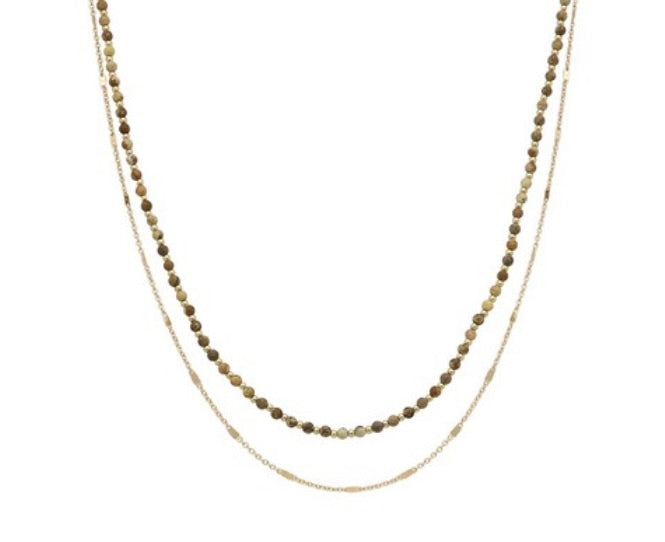 Delta Gold Jasper Necklace