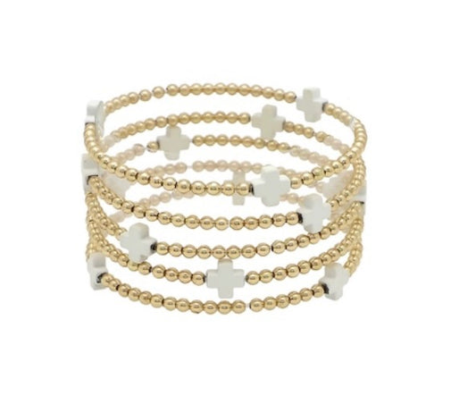 Grant White Braclets