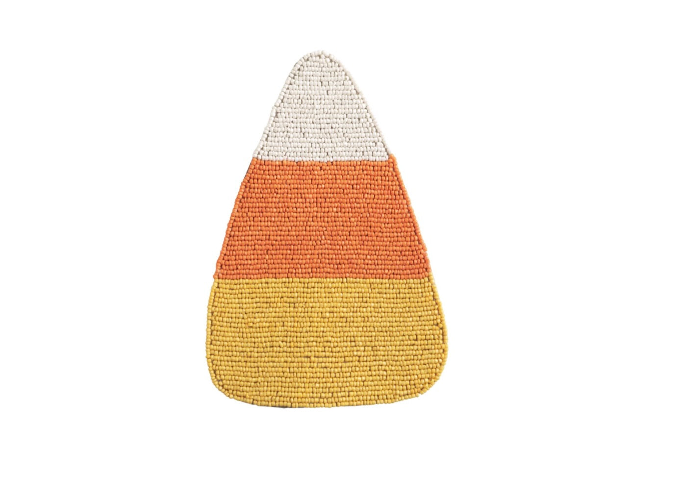 CANDY CORN BEADED TRIVET