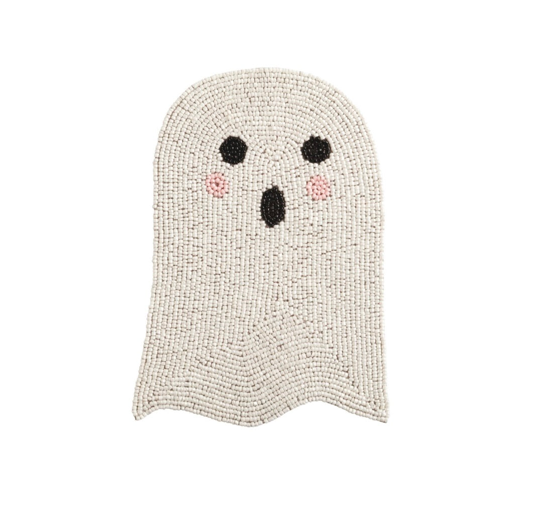 GHOST BEADED TRIVET