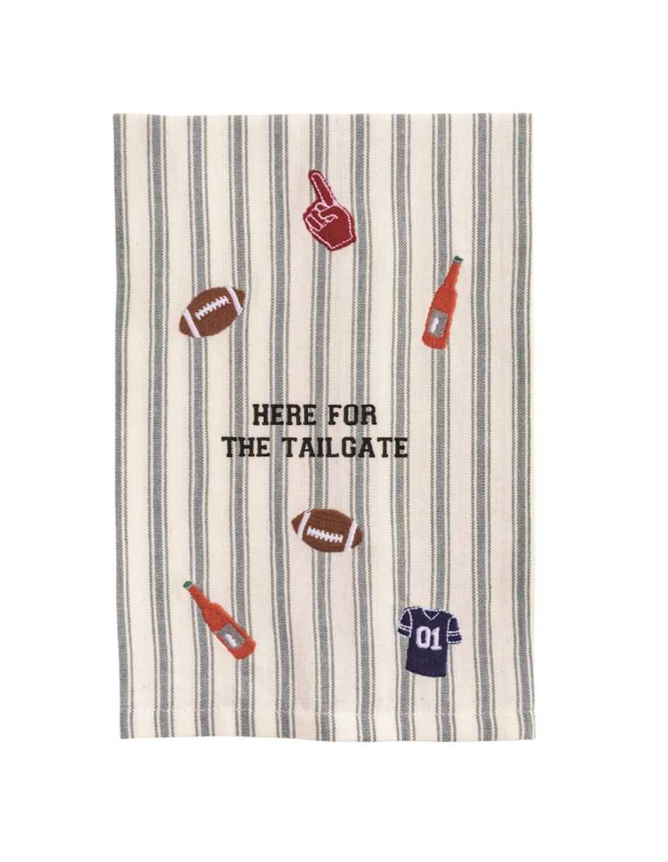 HERE FOR THE TAILGATE ICON TOWEL