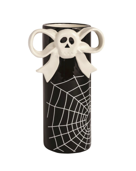 SKULL BOW STEM VASE