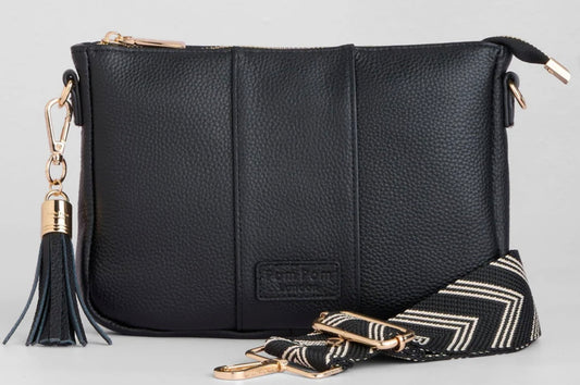 City Slim Crossbody Bag Black