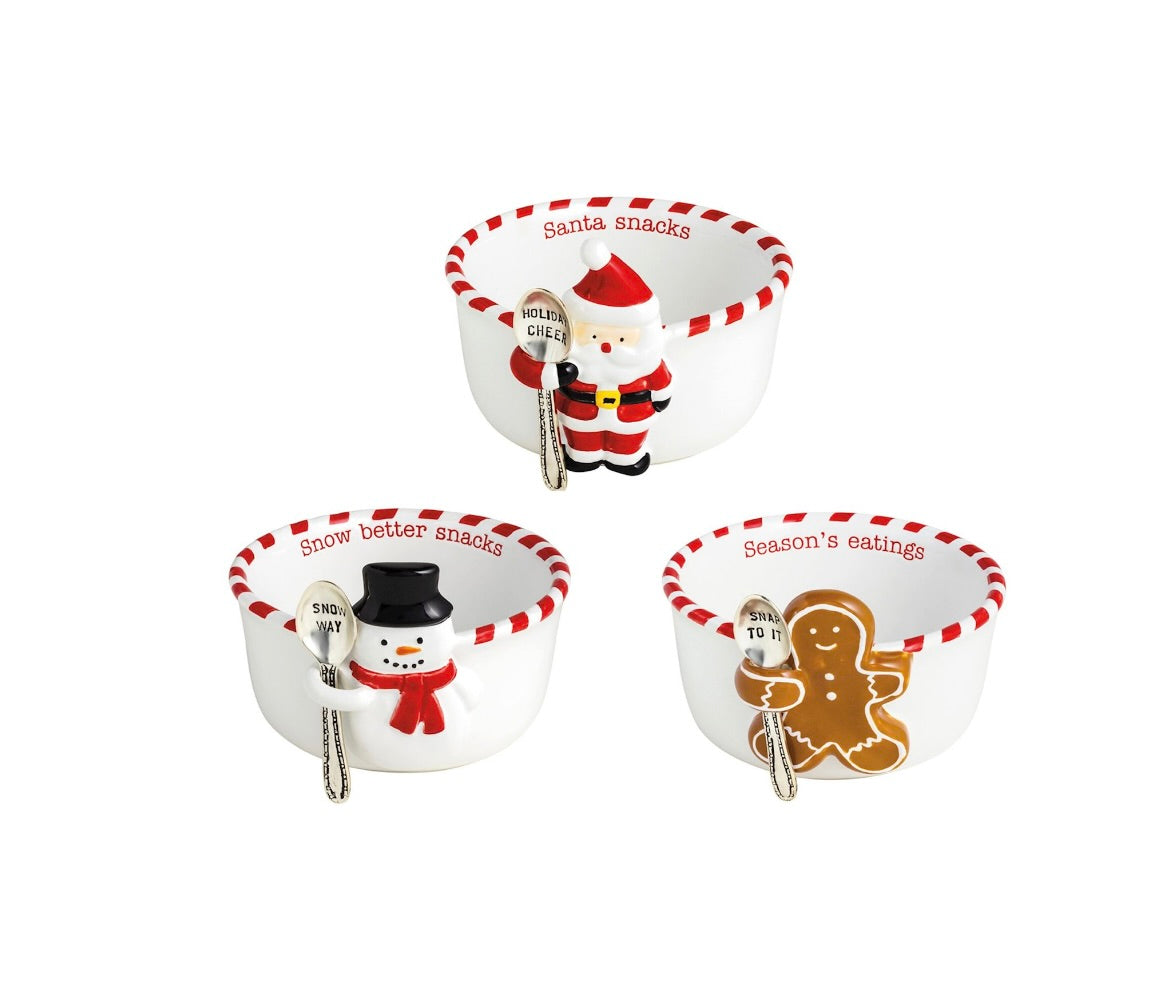 GINGERBREAD TIDBIT & SPOON SET