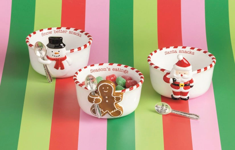 GINGERBREAD TIDBIT & SPOON SET