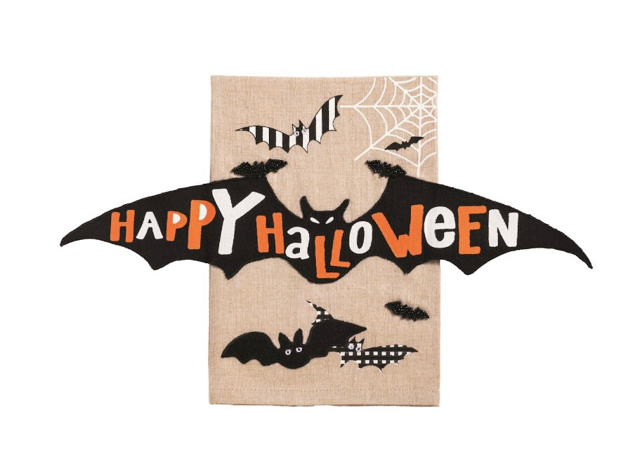 BAT FELT APPLIQUÉ TOWEL