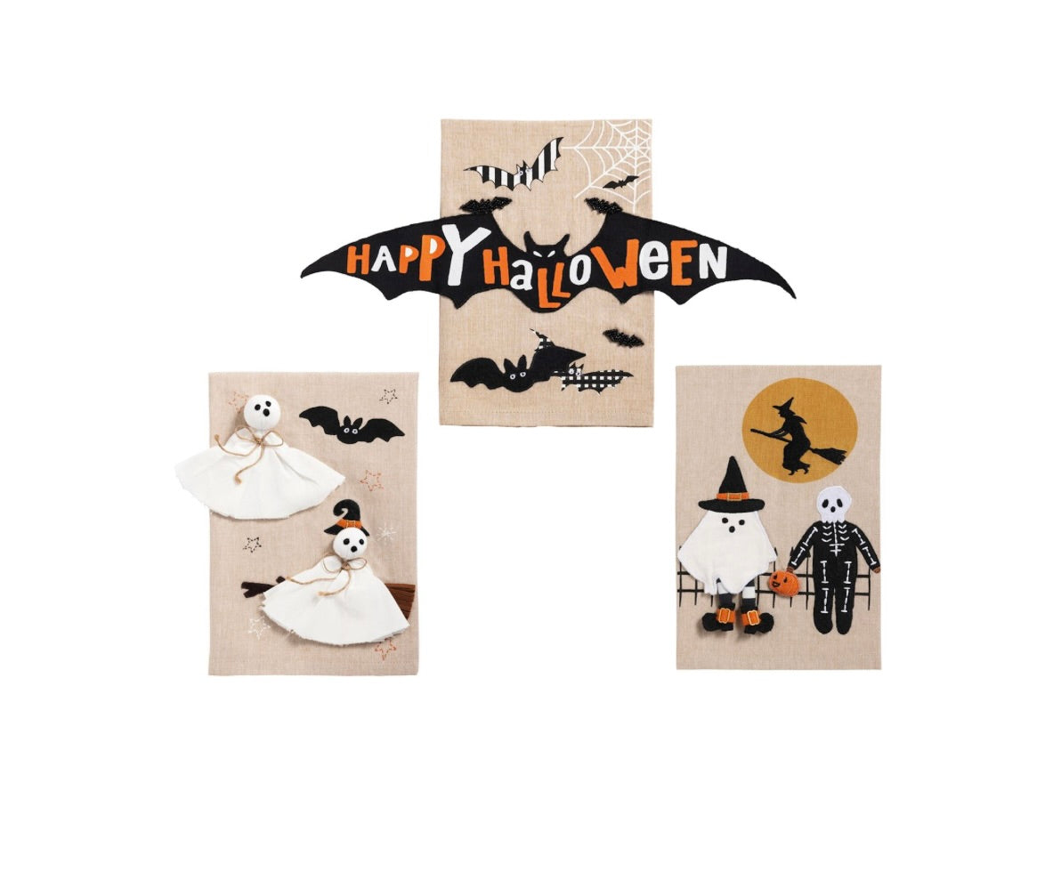 BAT FELT APPLIQUÉ TOWEL