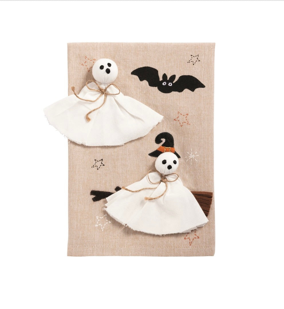 GHOST FELT APPLIQUÉ TOWEL
