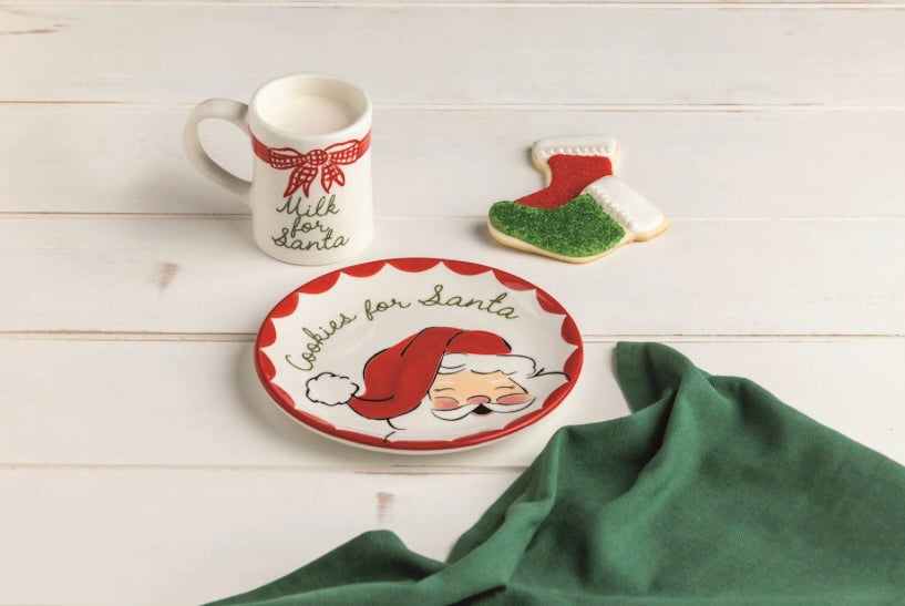 MILK & COOKIES FOR SANTA SET
