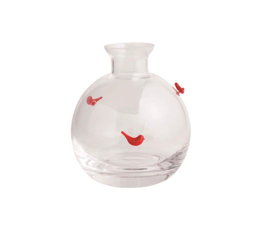 CARDINAL GLASS ICON BUD VASE