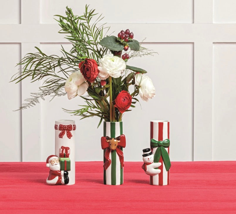 REINDEER BOW STEM VASE
