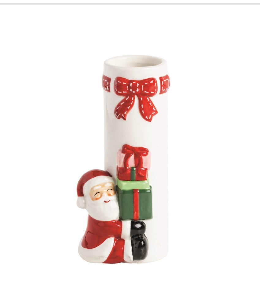 SANTA BOW STEM VASE